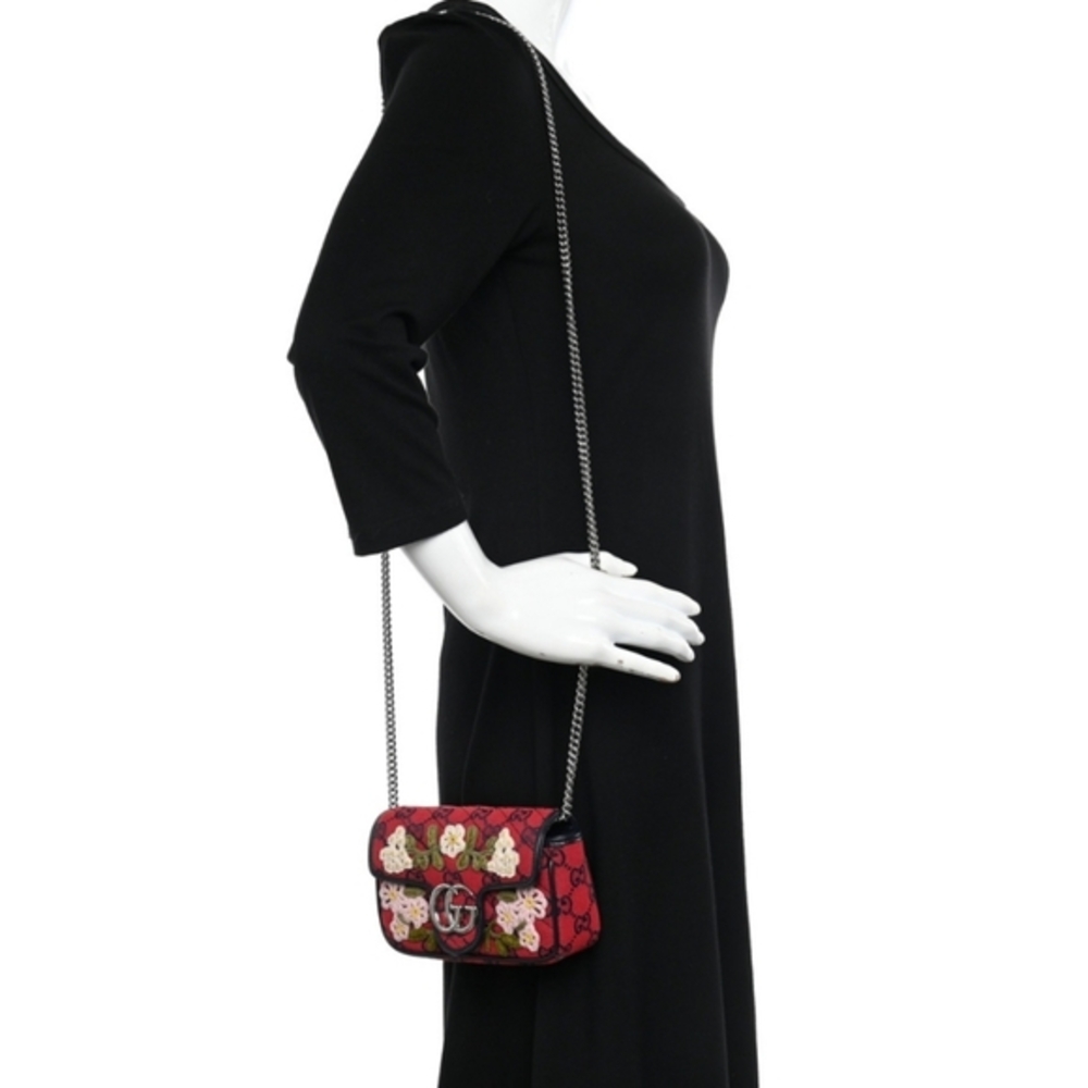 Monogram Multicolor Matelasse Diagonal Floral Emb… - image 7